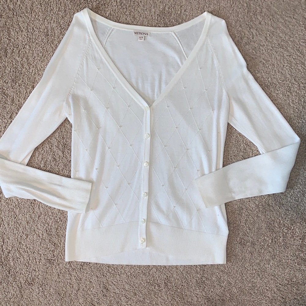 Cream cardigan